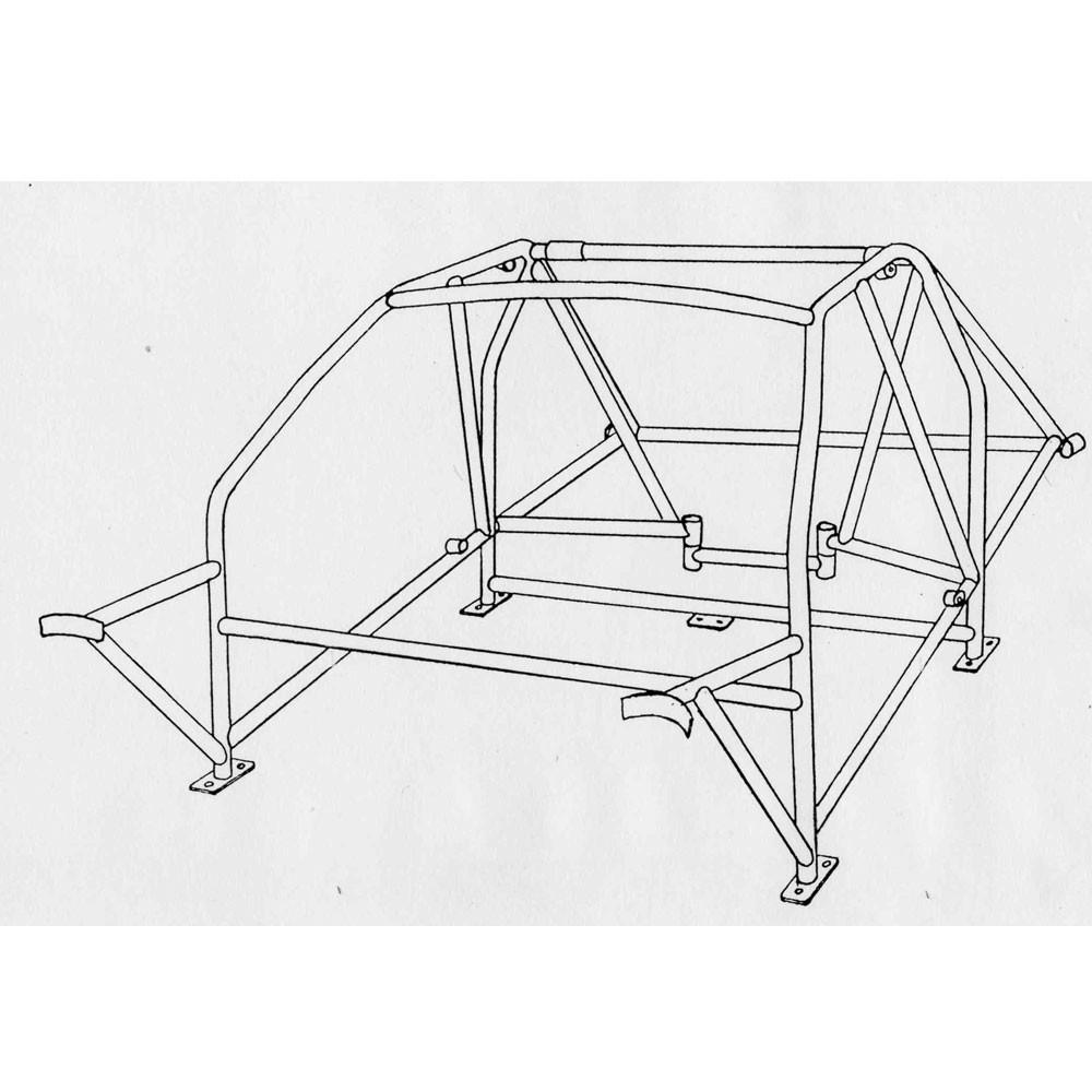 Rollbar SPARCO Ford Sierra Cosworth 4 porte 1987-1993 - GT2i - 00753067 - 00753067 - 8033280058555