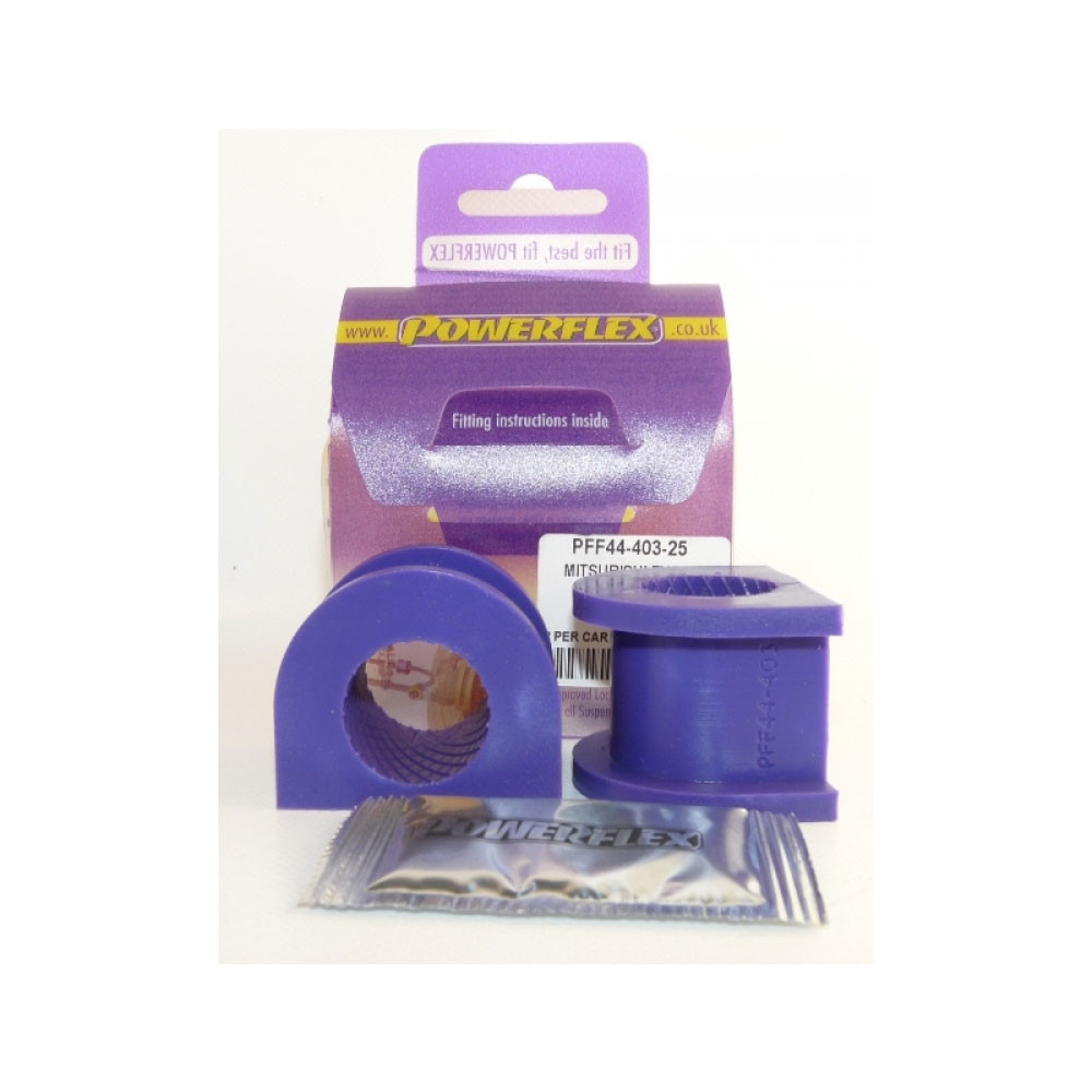 Silent Bloc Powerflex Barra Anti-Rollio 25mm Mitsubishi Evo 10 CZ4A Dopo 10/2007 (2 Pezzi) - PF-F4440325-2 - PFF44-403-25 - 5055676505798