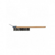 Brosse à fils d'acier et grattoir