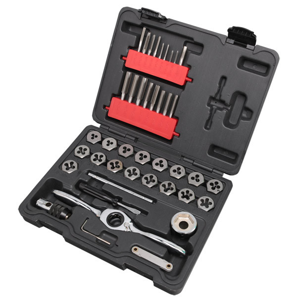 Set metrische Schneideisen und Gewindebohrer - AS-SWE645 - 3661768373651