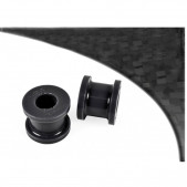 POWERFLEX silent bloc noir Barre anti-roulis avant 25mm pour Mercedes E190 W201 de 82-93