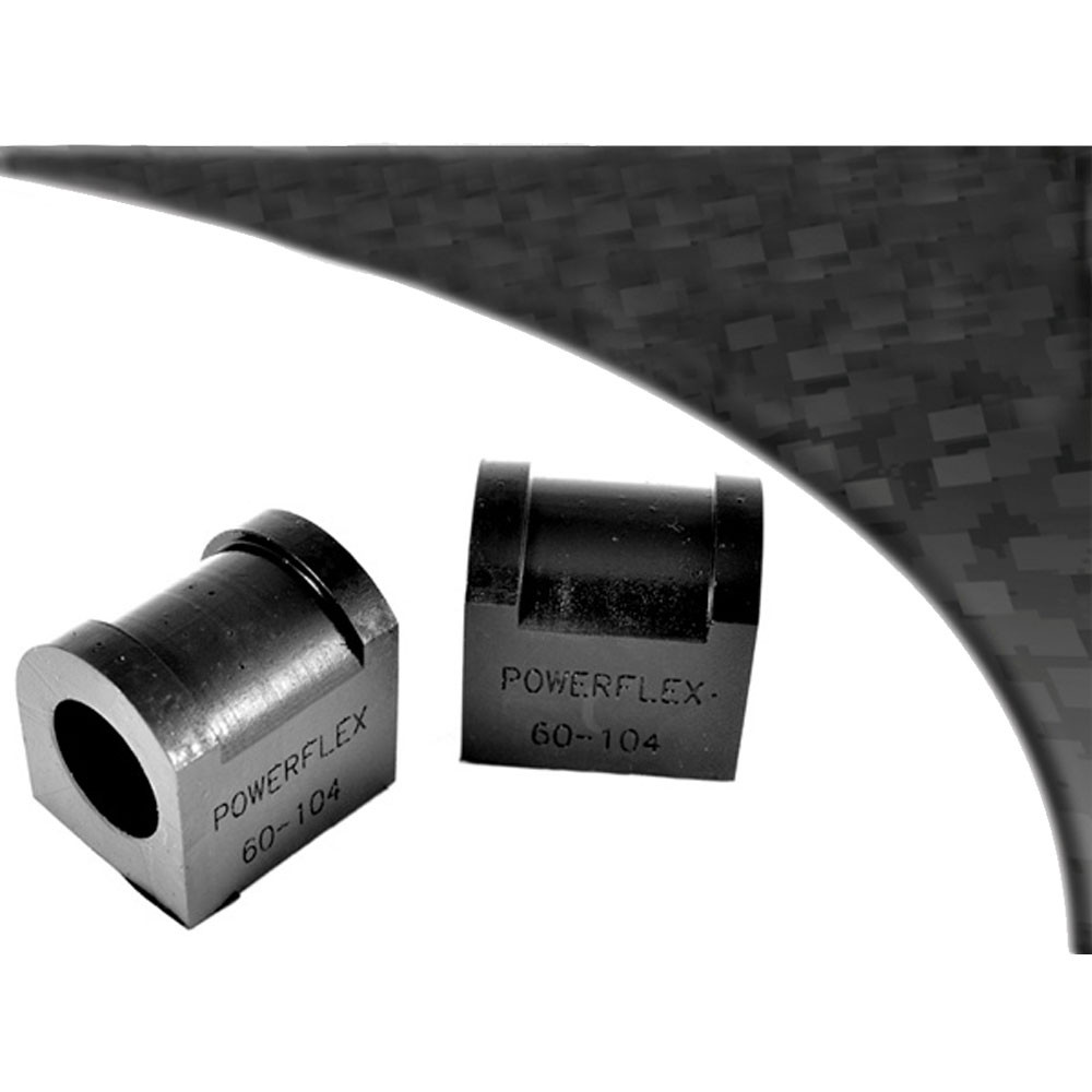Silent-Bloc Powerflex Black Barra Anti-Rollio Anteriore Diametro 21mm Renault R5 GT Turbo (2 Pezzi) - PF-F60104-21-2N - 5055676521866