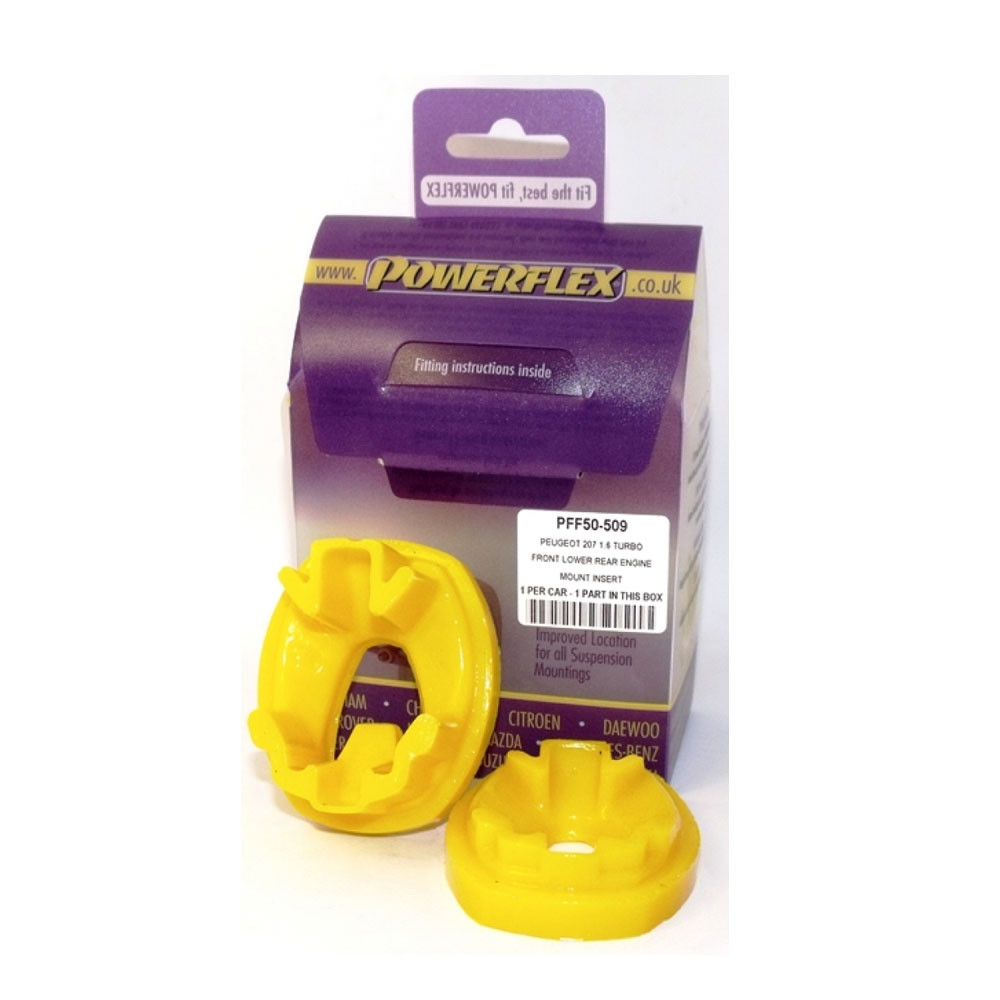 Silent-Bloc Powerflex Motore Anteriore Peugeot 207 (1 Pezzo) - PF-F50509 - PFF50-509 - 5055676506283