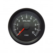 Compte-tours VDO 10000 Trs/Min Diamètre 80 Fond Noir 12V Programmable