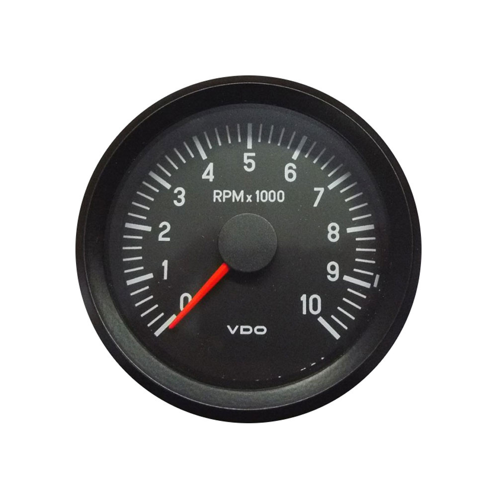 Drehzahlmesser VDO 10000 U/min Durchmesser 80 Hintergrund Schwarz 12V programmierbar - V-CT333-035-022 - 333-035-022C - 3661768217481