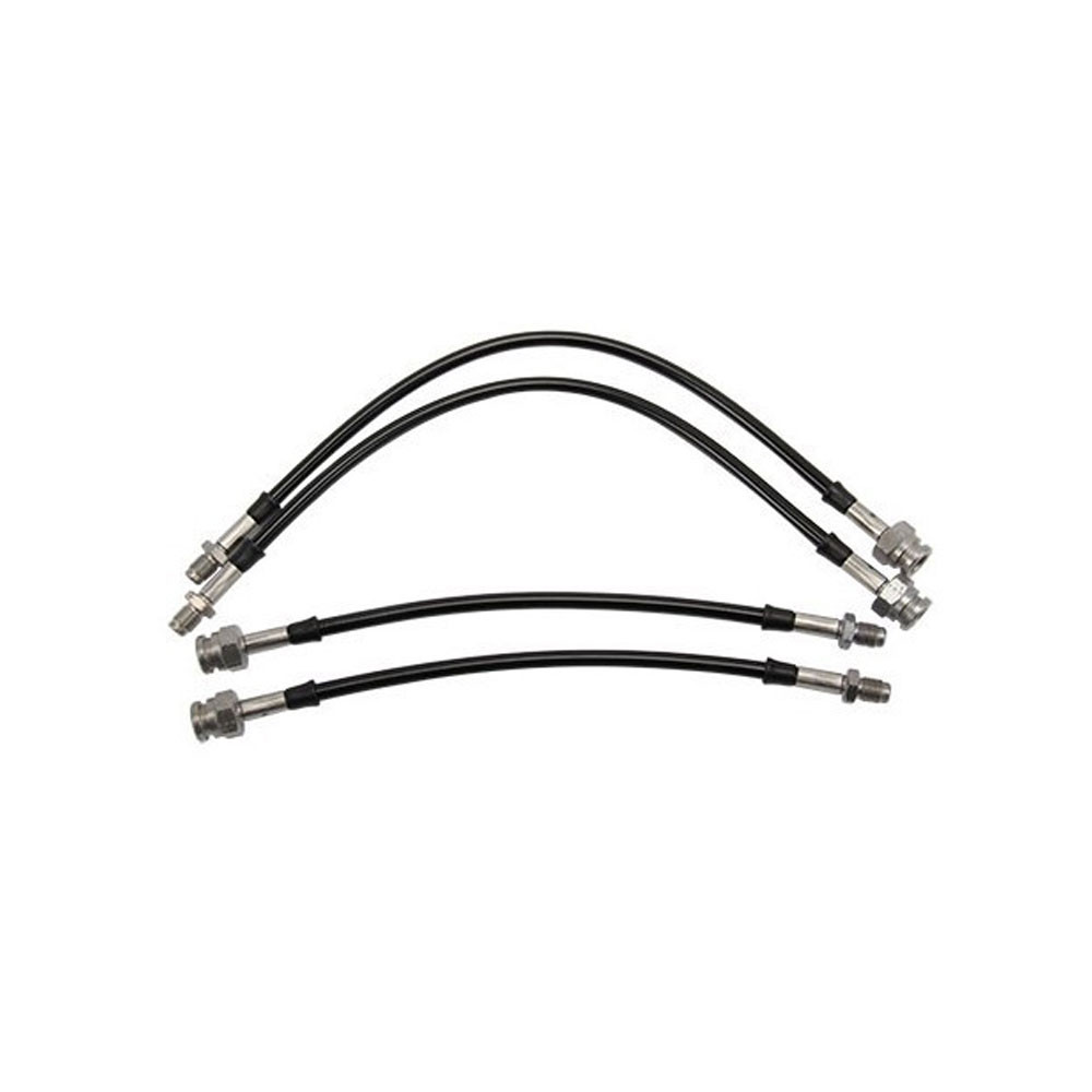 Bremsschlauchsatz Goodridge VK4 BMW Mini GP2 218PS 2013 schwarz - G-TBW1180-4P-N - SBW1180-4F BLACK - 3661768390689