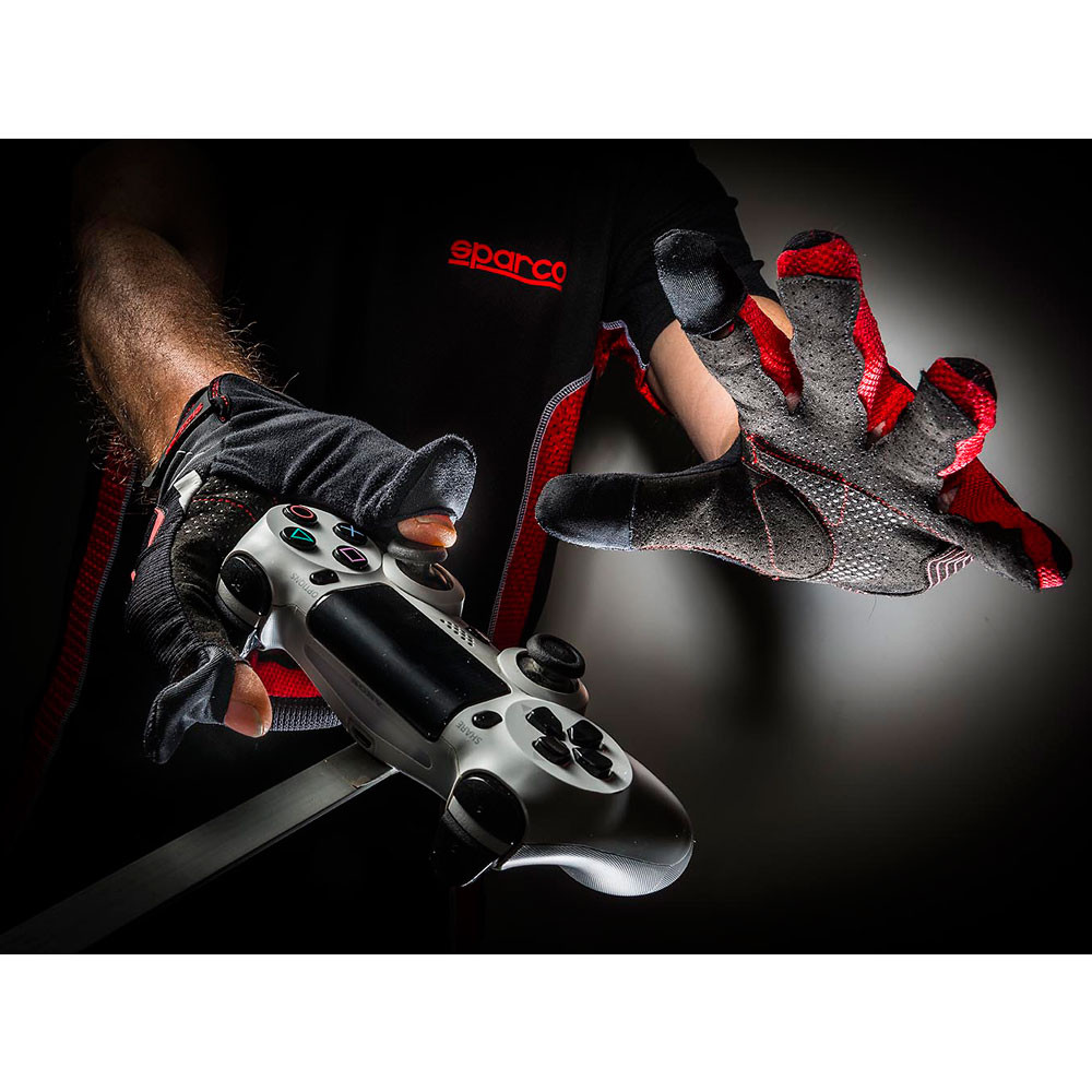 Sparco Gaming Hypergrip Handschuhe - 002094.NR.9 - 002094NRRS09