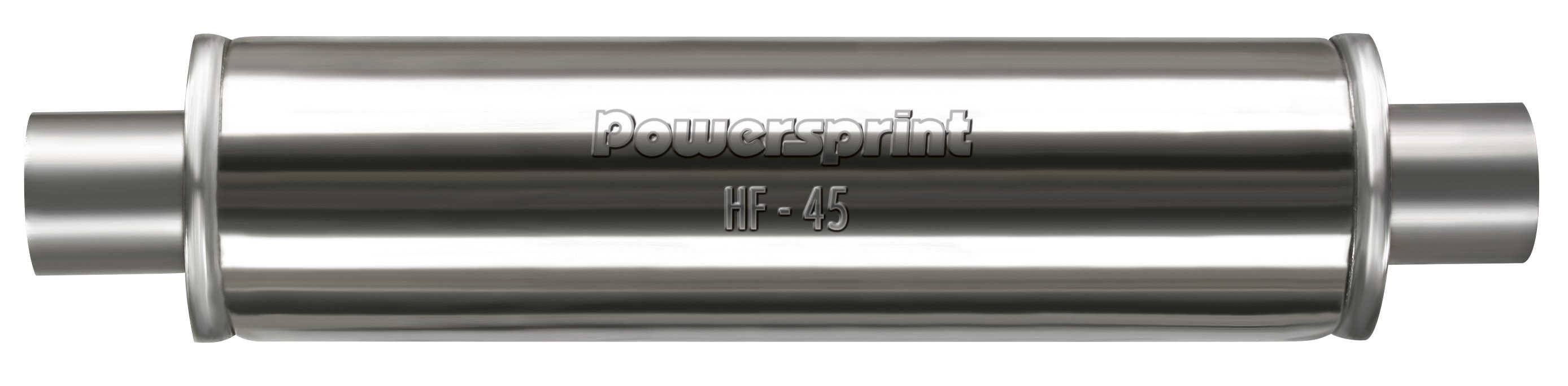 Powersprint stainless steel round intermediate flame guard muffler - PS-906311 - 906311
