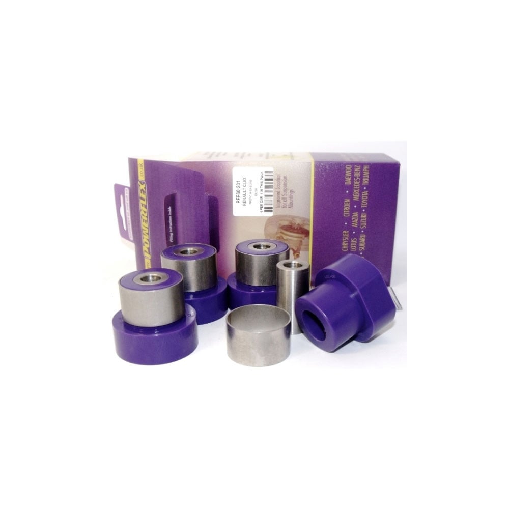 Boccola Powerflex Road Sospensione Quadrilatero Anteriore Renault Clio 16S (4 Pezzi) - PF-F60201-4 - PFF60-201 - 5055676506917