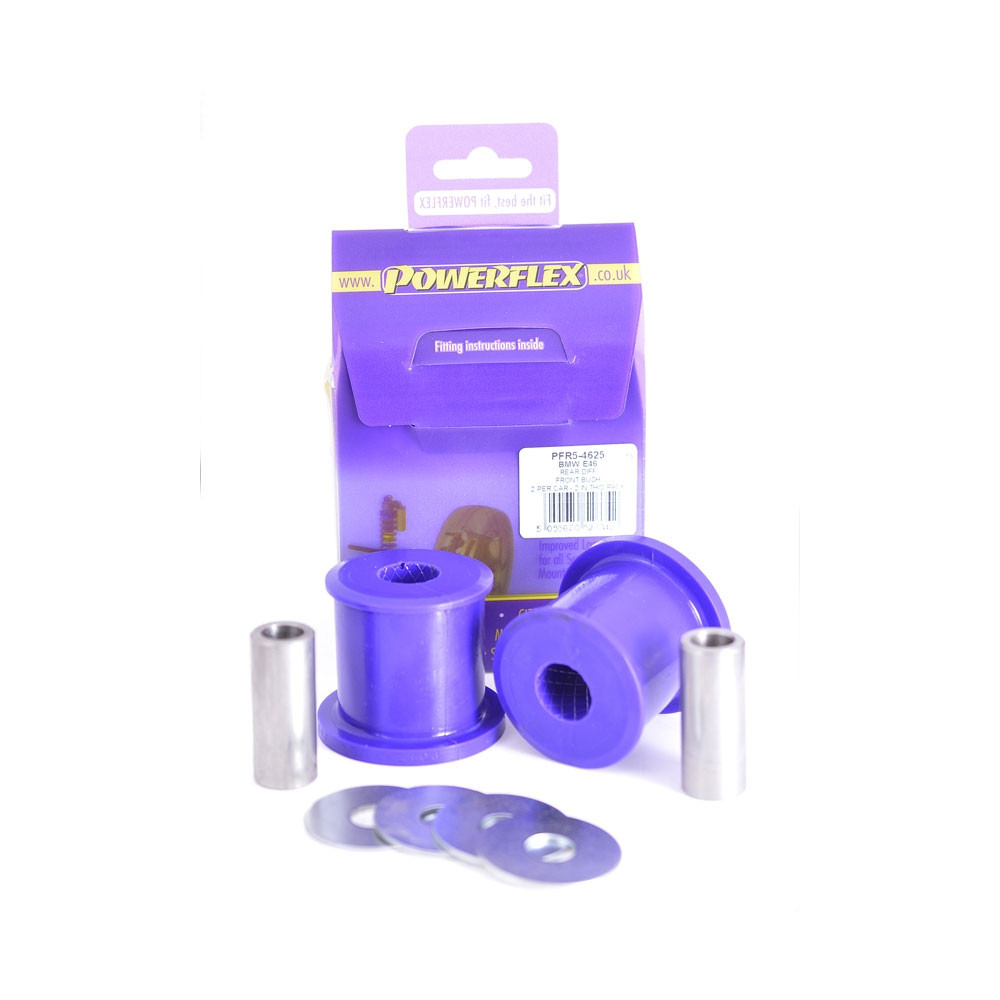 Silent-Block Vorne Powerflex Differential BMW E46 (2 Stück) - PF-R54625-2 - PFR5-4625 - 5055676526342
