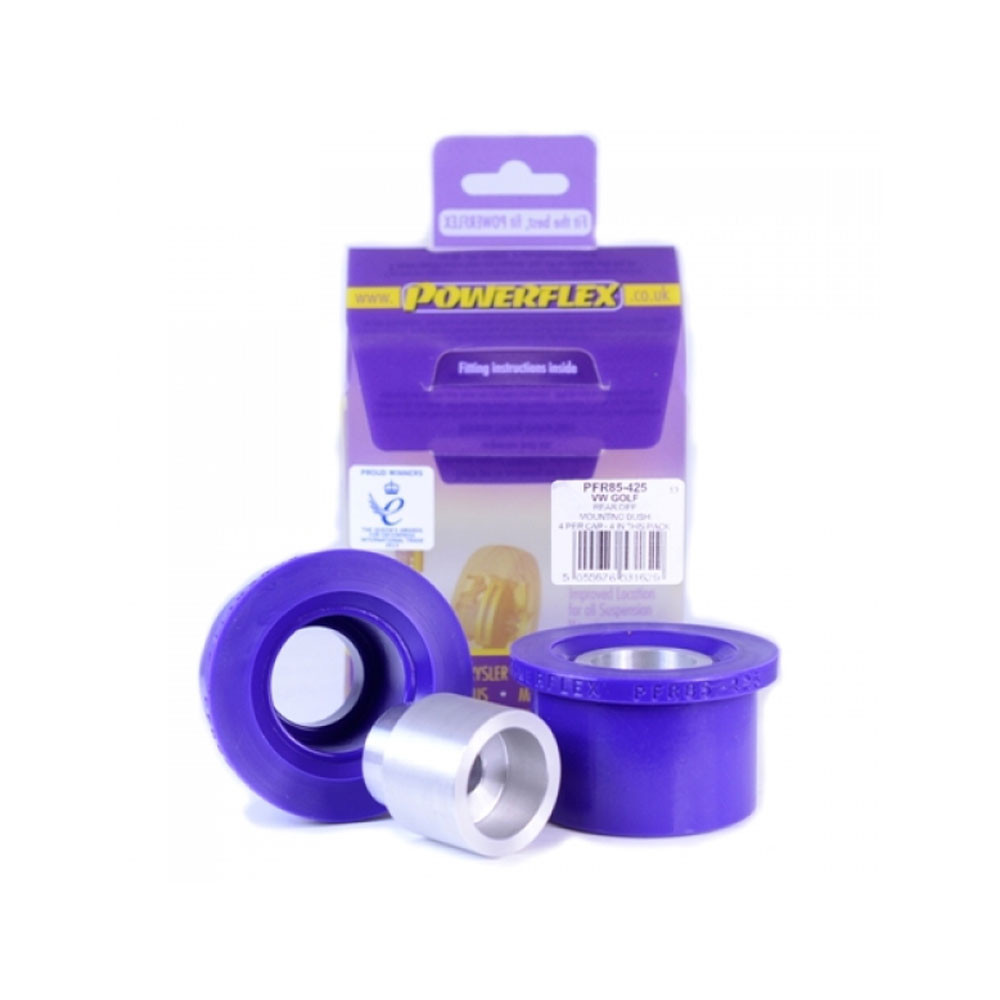 Powerflex Bushing Rear Diff Front Mounting Bush Volkswagen Bora (2 Pieces) - PF-R85425-2 - PFR85-425 - 5055676531629
