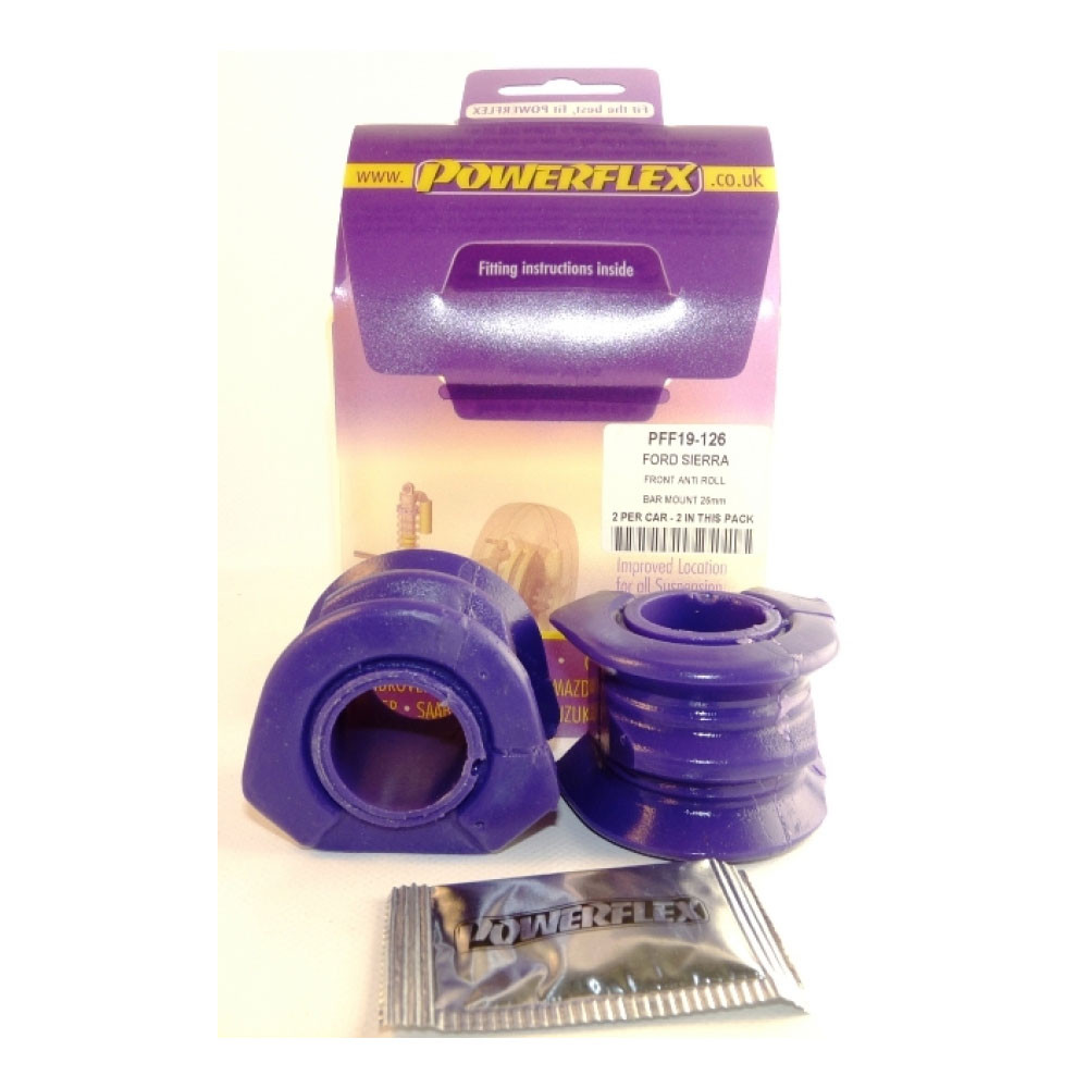 Powerflex Bushing Anti-Roll Bar Diameter 26 Ford Sierra (2 Pieces) - PF-F19126-2 - PFF19-126 - 5055676503008