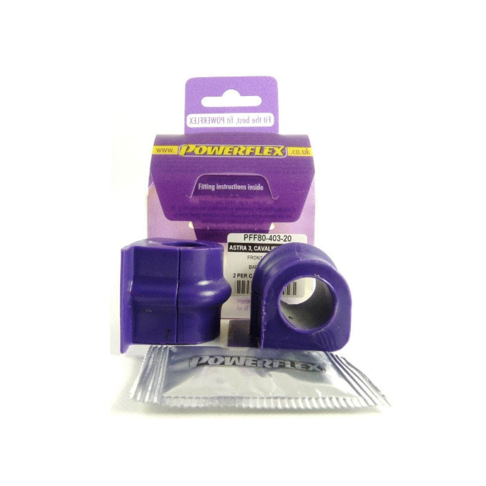 Silent-Bloc Powerflex Barra Anti-Rollio Diametro 20 Opel Astra / Vectra (2 Pezzi) - PF-F8040320-2 - PFF80-403-20 - 5055676509789