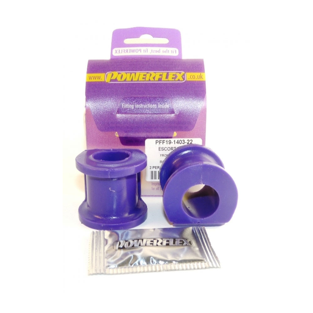 Silent-Bloc Powerflex Anti-Roll-Stange Ford Escort MK1 22mm (2 Stück) - PF-F19140322-2 - PFF19-1403-22 - 5055676503053