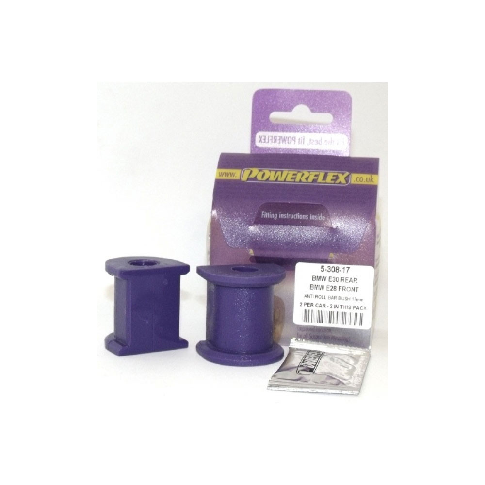 Silent-Bloc Powerflex Barre Anti-Roulis 17mm Arrière BMW E30 (2 Pièces) - PF-R530817-2 - PFR5-308-17 - 5055676501493