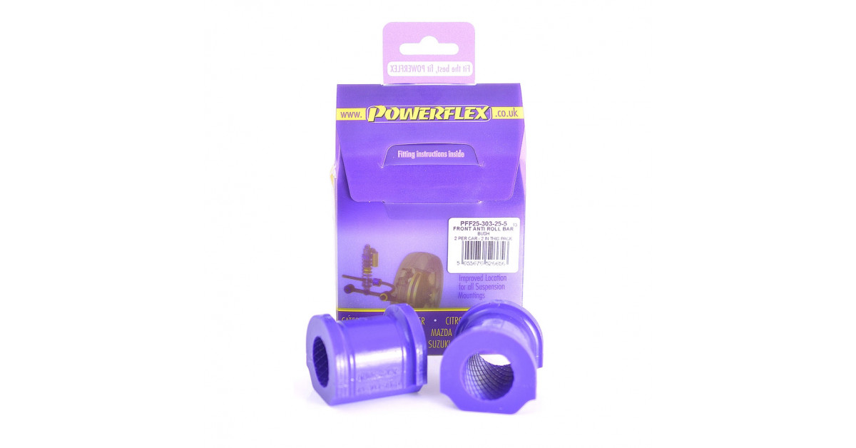 Silent Bloc Powerflex Barre Anti-Roulis 25.5mm Honda Civic MK7 et Type-R 2001-2005