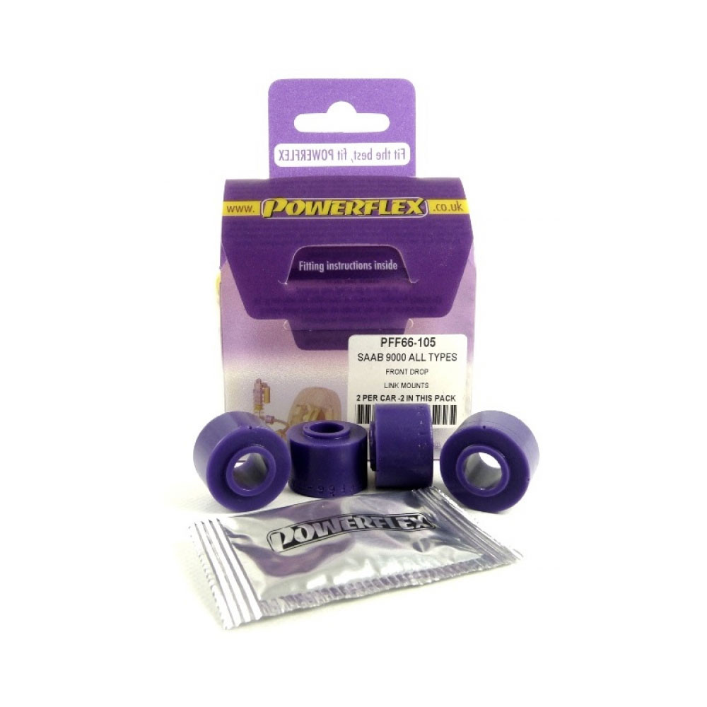 Silent-Bloc Powerflex Barre Anti-Roulis Avant Butée Saab 9000 (2 Pièces) - PF-F66105-2 - PFF66-105 - 5055676507570