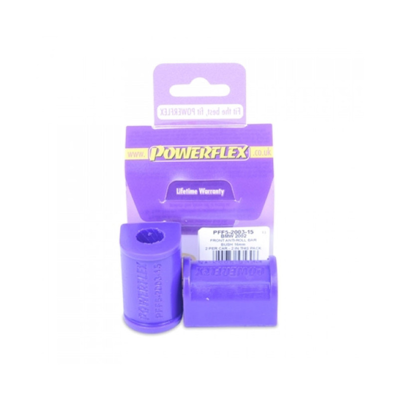 Silent Bloc Powerflex Anti-Roll Hinten oder Vorne 15mm BMW 2002 x2 - PF-F52003-15-2 - PFF5-2003-15 - 5055676535290