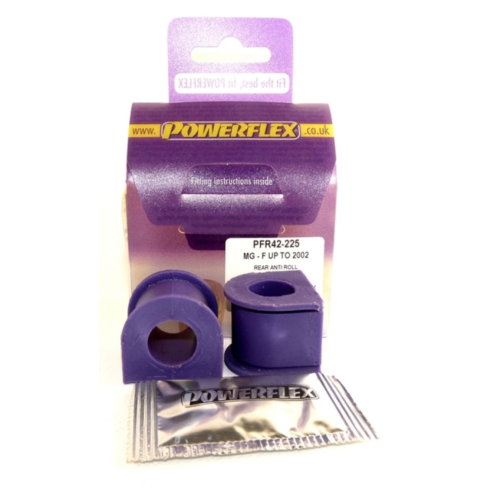 Silent-Bloc Powerflex Barra Anti-Rollio Posteriore Rover MGF -2002 18mm (2 Pezzi) - PF-R42225-2 - PFR42-225 - 5055676505354