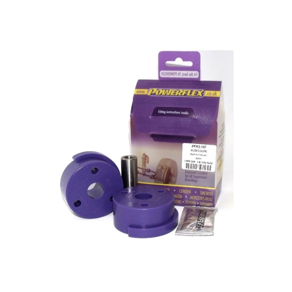 Silent-Bloc Powerflex Hinterachs-Differenzialhalter Audi 80 / 90 (1 Stück) - PF-R03107 - PFR3-107 - 5055676500656