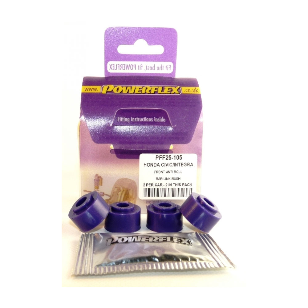 Silent-Bloc Powerflex Barre Anti-Roulis Honda Civic EG4/5/6 (2 Pièces) - PF-F25-105-2 - PFF25-105 - 5055676504012