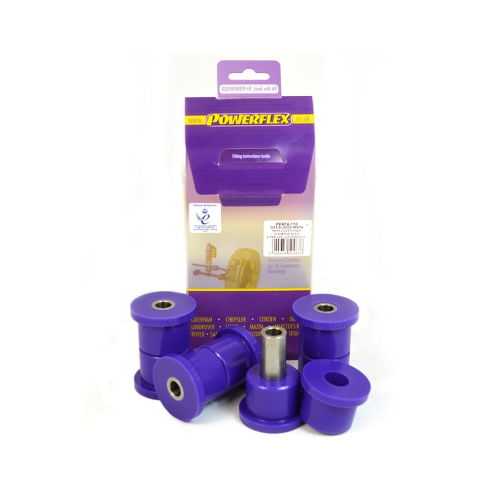 Silent-Bloc Powerflex Tassello Posteriore Inferiore Interiore Mazda MX5 (4 Pezzi) - PF-R36110-4 - PFR36-110 - 5055676504876