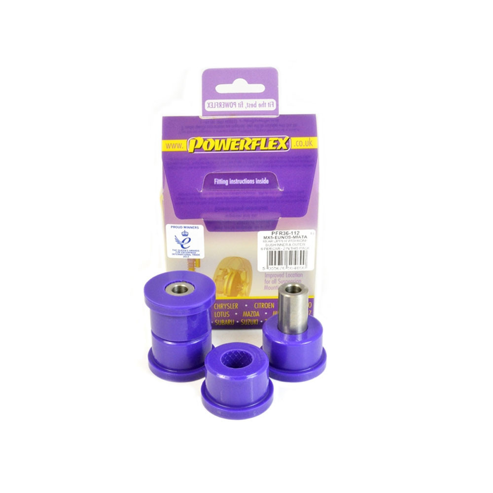 Silent-Bloc Powerflex Tassello Posteriore Superiore Esterno Mazda MX5 (2 Pezzi) - PF-R36112-2 - PFR36-112 X2 - 5055676504890