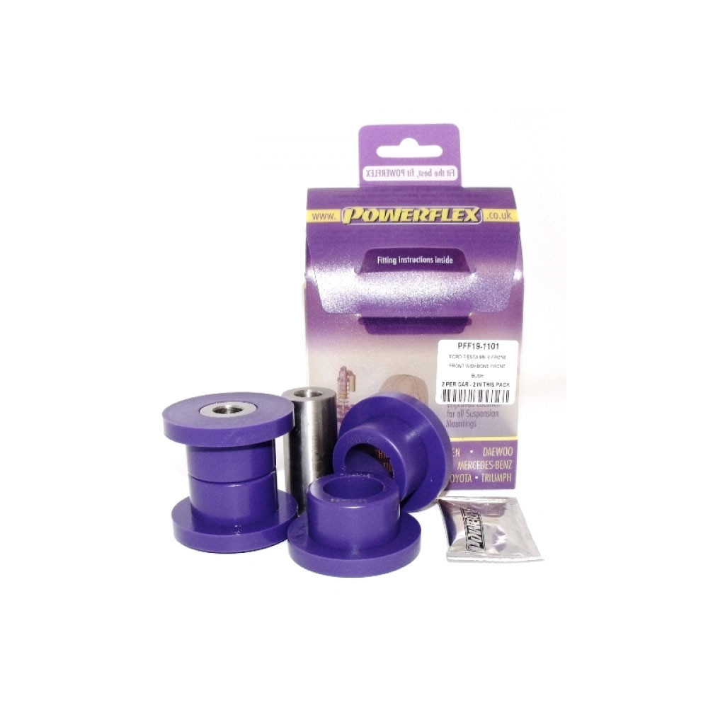 Powerflex Bushing Lower Front Wishbone Bush Ford Fiesta MK6 (2 Pieces) - PF-F191101-2 - PFF19-1101 - 5055676502841