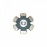 BRATEX 6 metal sintered paddle rigid clutch diskFord Sierra Cosworth