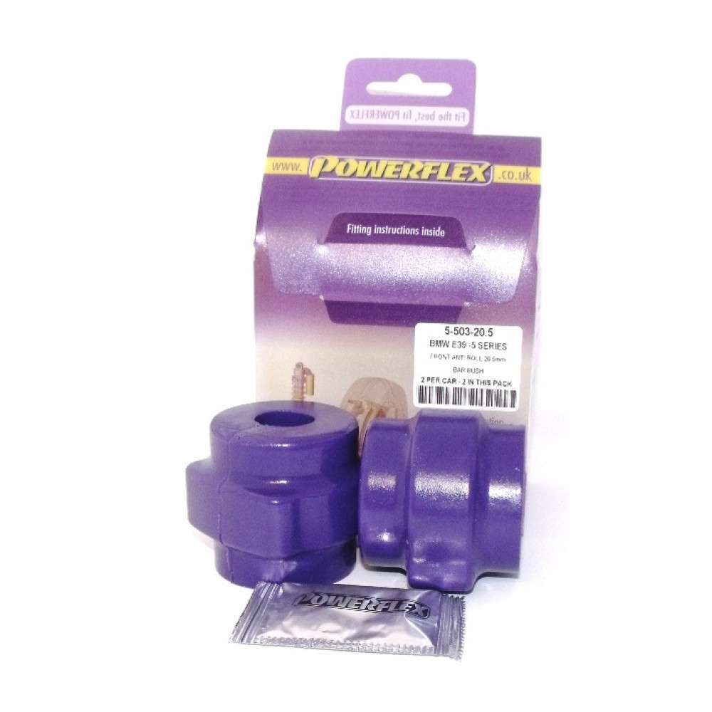 Silent-Bloc Powerflex Barra Stabilizzatrice Anteriore Bmw 7 E38 Diametro 20.5mm (2 Pezzi) - PF-F5503205-2 - PFF5-503-205 - 5055676502018