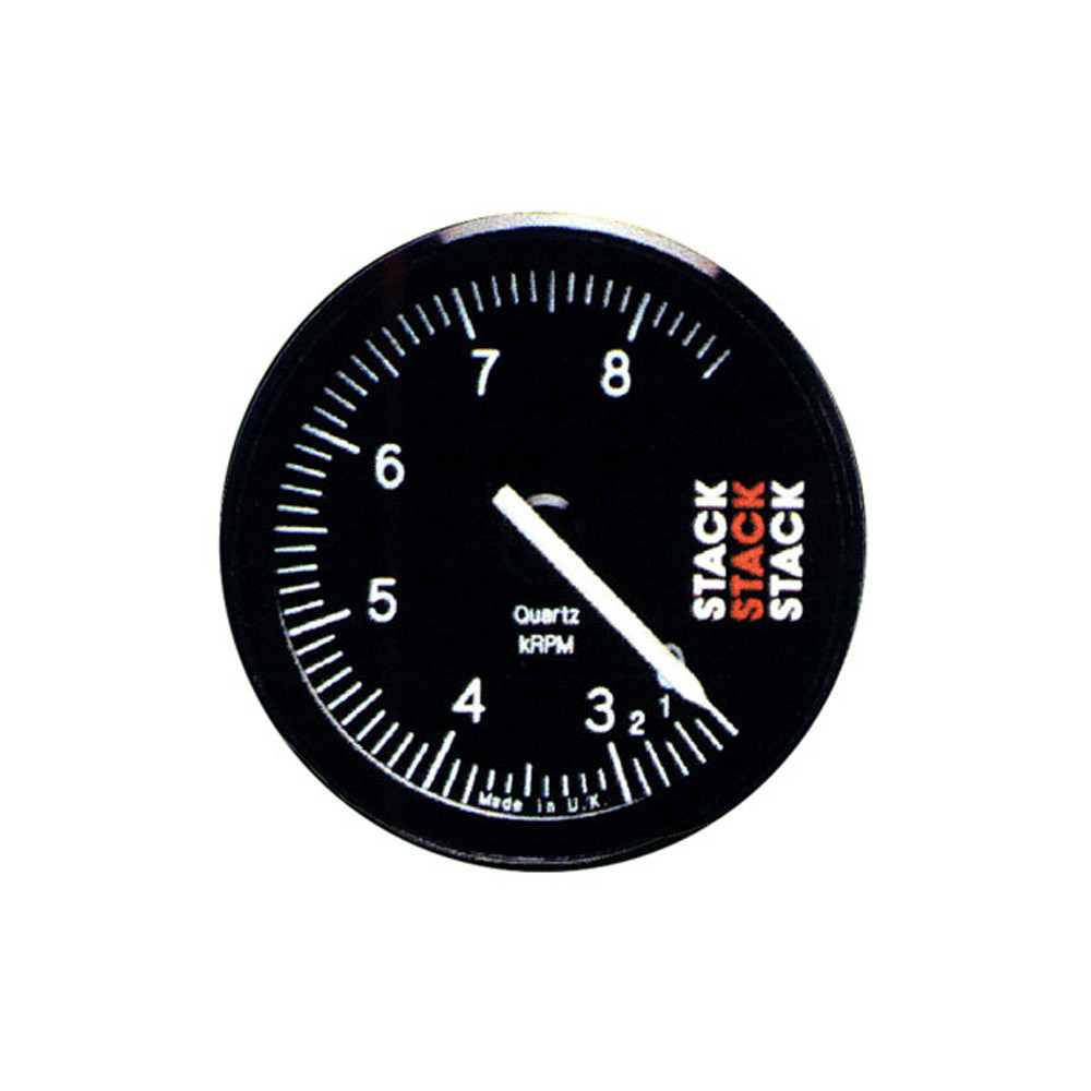 Drehzahlmesser Stack Pro 0-3-8.5 Durchmesser 80mm Schwarz - ST-400-0-3-8500 - ST400-0385 - 3661768100936