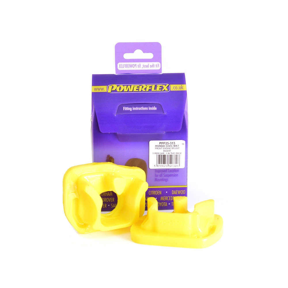 Silent Bloc Powerflex Moteur Avant Honda Civic Type R EP3 MK7 2001-2005 (1 Pièce) - PF-F25313 - PFF25-313 - 5055676526328