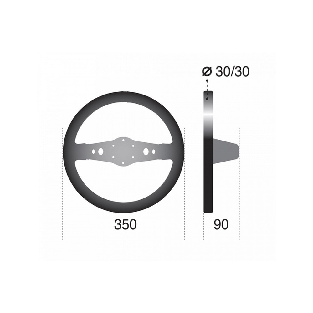 Volante Sparco R215 Pelle scamosciata nero - 015R215CSN - 015R215CSN - 8033280067441