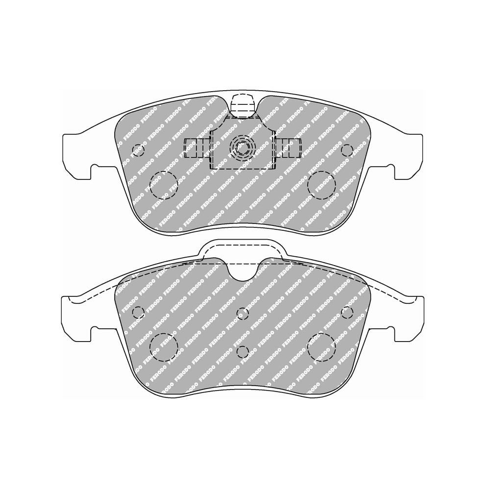 Pastiglie freno Ferodo anteriore DSUNO Renault Clio 4 RS - F-CP4249Z - FCP4249Z - 3661768545270