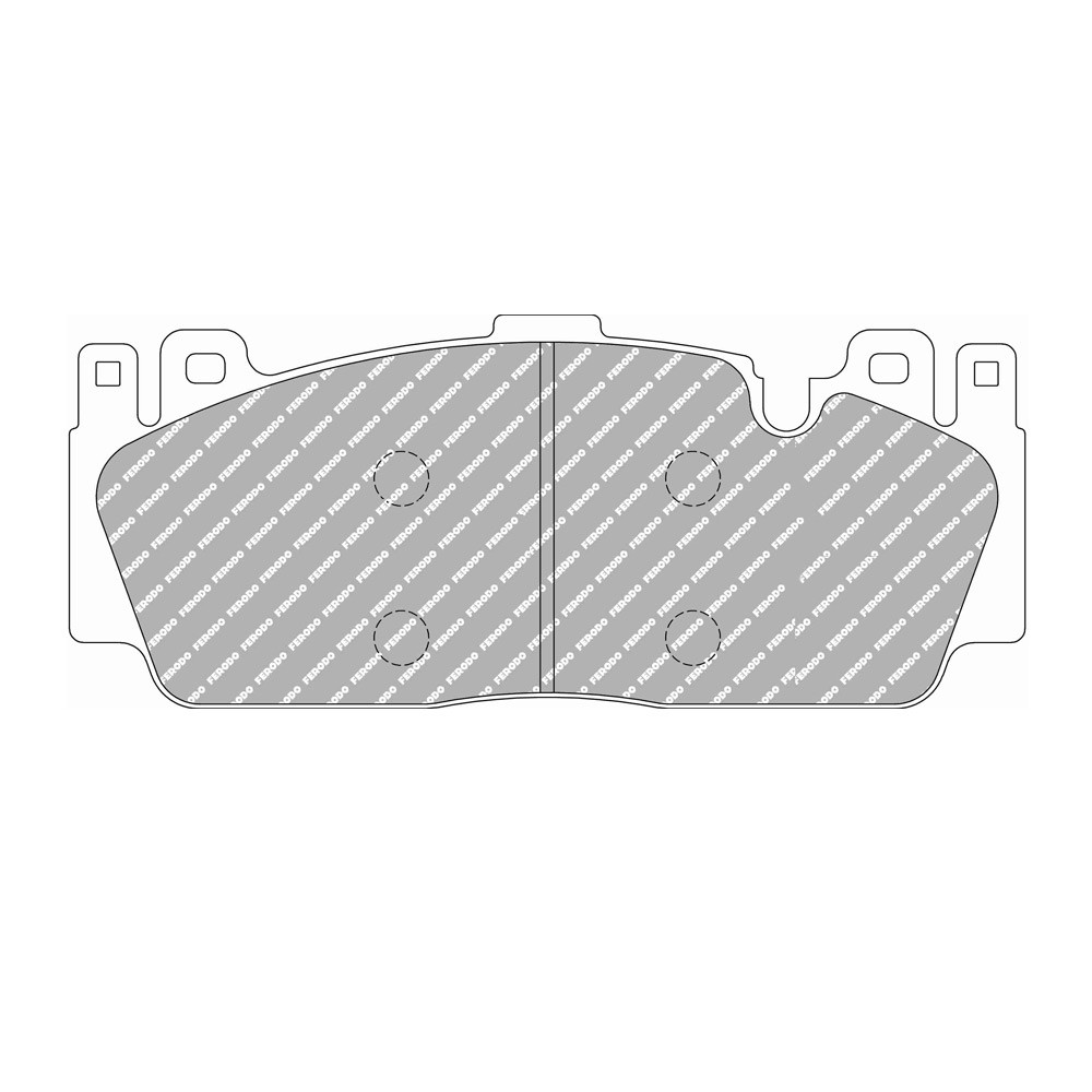 Ferodo DS Performance brake pads front for BMW M5 M5 06.11 -  caliper Brembo - F-DS4712P - FDS4712 - 3661768790403