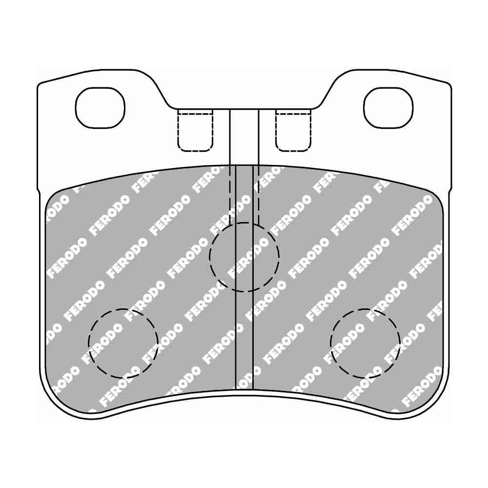 Ferodo DS Performance brake pads front for CITROEN Saxo 1.0 X 05.96 - 11.98 caliper ATE - F-DS1109P - FDS1109 - 3661768789384