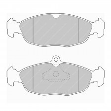 Pastiglie freno anteriori Ferodo DS Performance per DAEWOO LANOS 01. Maggio 05.97 - Pinza ATE