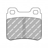Pastiglie freno posteriore Ferodo DS Performance per OPEL Astra 1.8 i 16V 06.93 - 01.98 pinza ATE