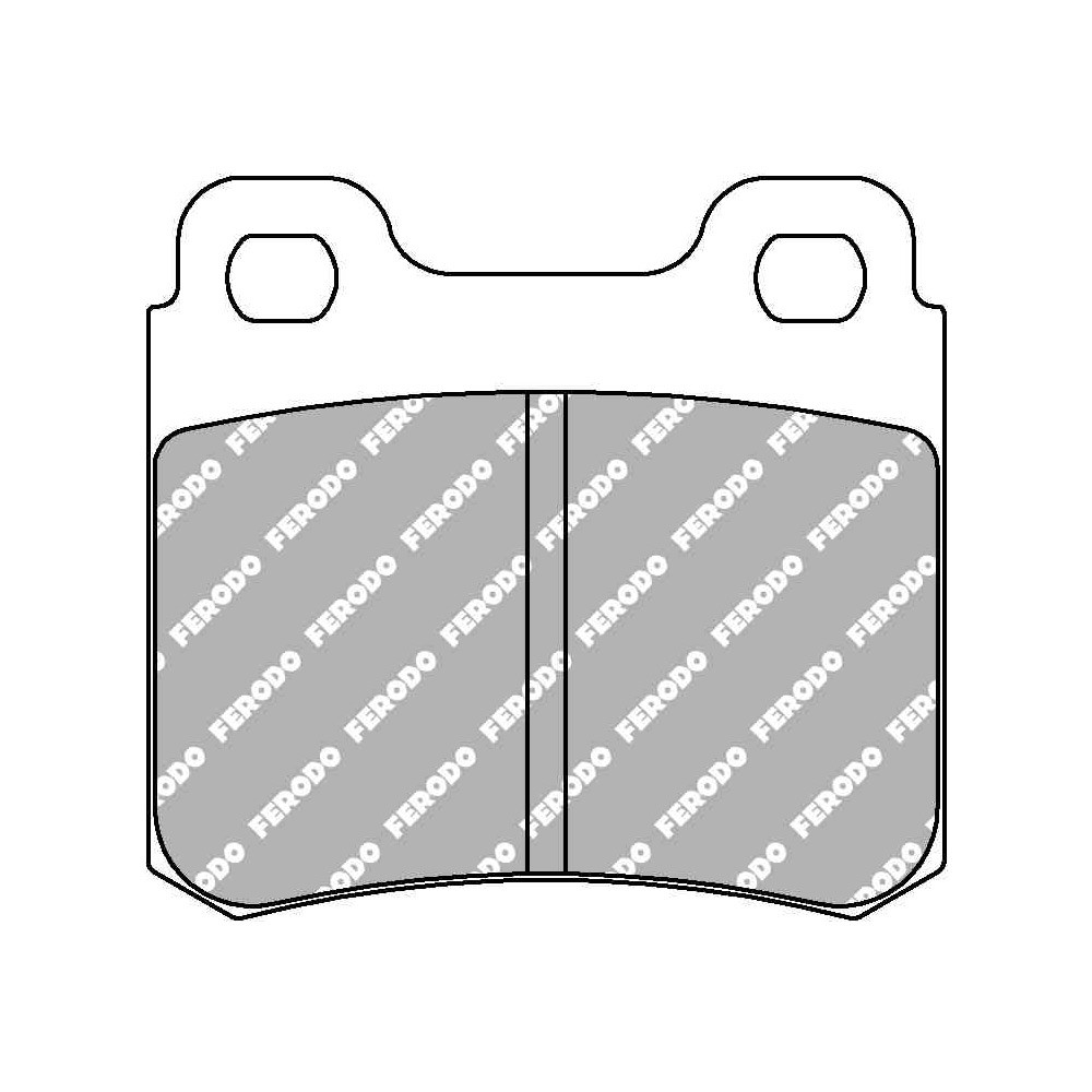 Plaquettes de frein Ferodo DS Performance arrière pour OPEL Astra 1.8 i 16V 06.93 - 01.98 étrier ATE - F-DS586P - FDS586 - 3661768790496