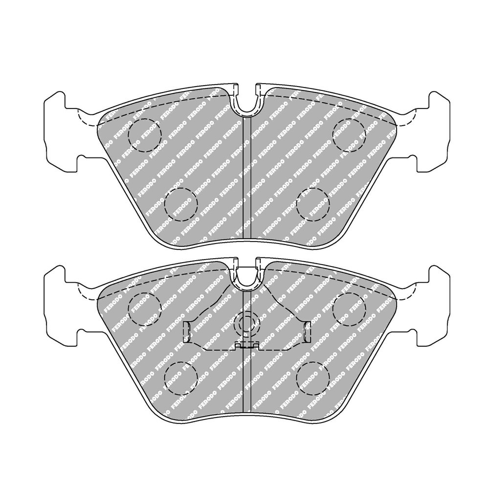 Plaquettes de frein Ferodo DS Performance avant pour BMW M3 M3 3.0 08.94 - 09.95 étrier ATE - F-DS779P - FDS779 - 3661768790724