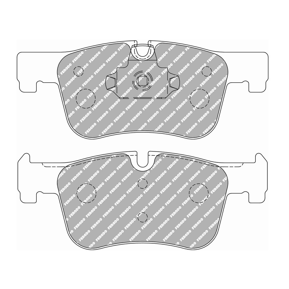 Ferodo DS Performance brake pads front for BMW 1 Series 114 d 10.12 -  caliper ATE - F-DS4489P - FDS4489 - 3661768790342