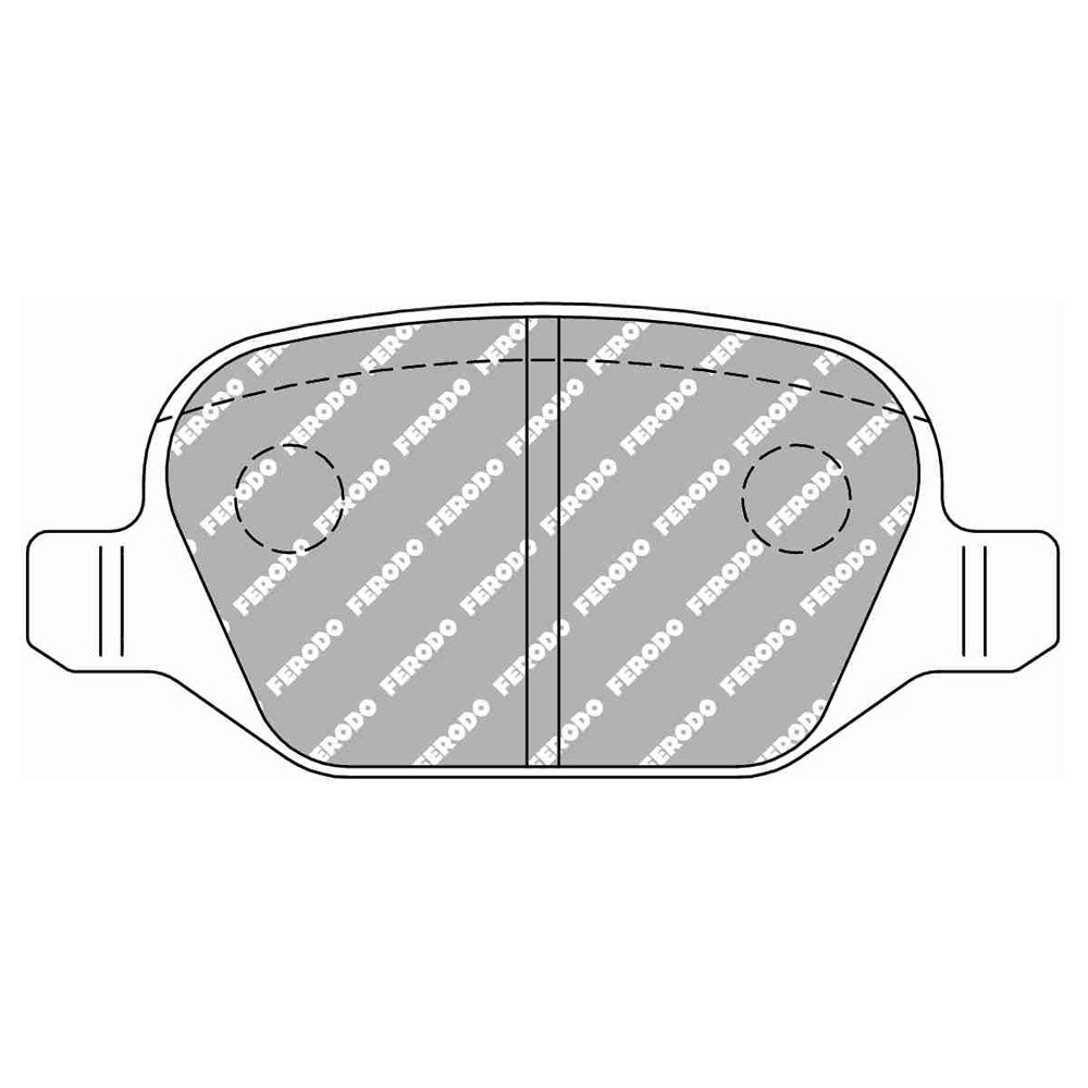 Plaquettes de frein Ferodo DS Performance arrière pour ALFA ROMEO 147 1.6 16V 01.01 - 03.10 étrier LUCAS/TRW - F-DS1349P - FDS1349 - 3661768789629