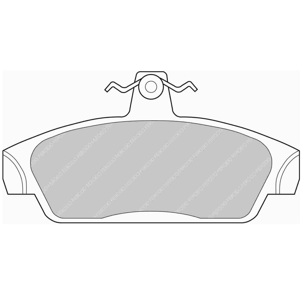 Ferodo DS Performance brake pads front for MG MG TF 115 03.02 -  caliper LUCAS/TRW - F-DS603P - FDS603 - 3661768790533