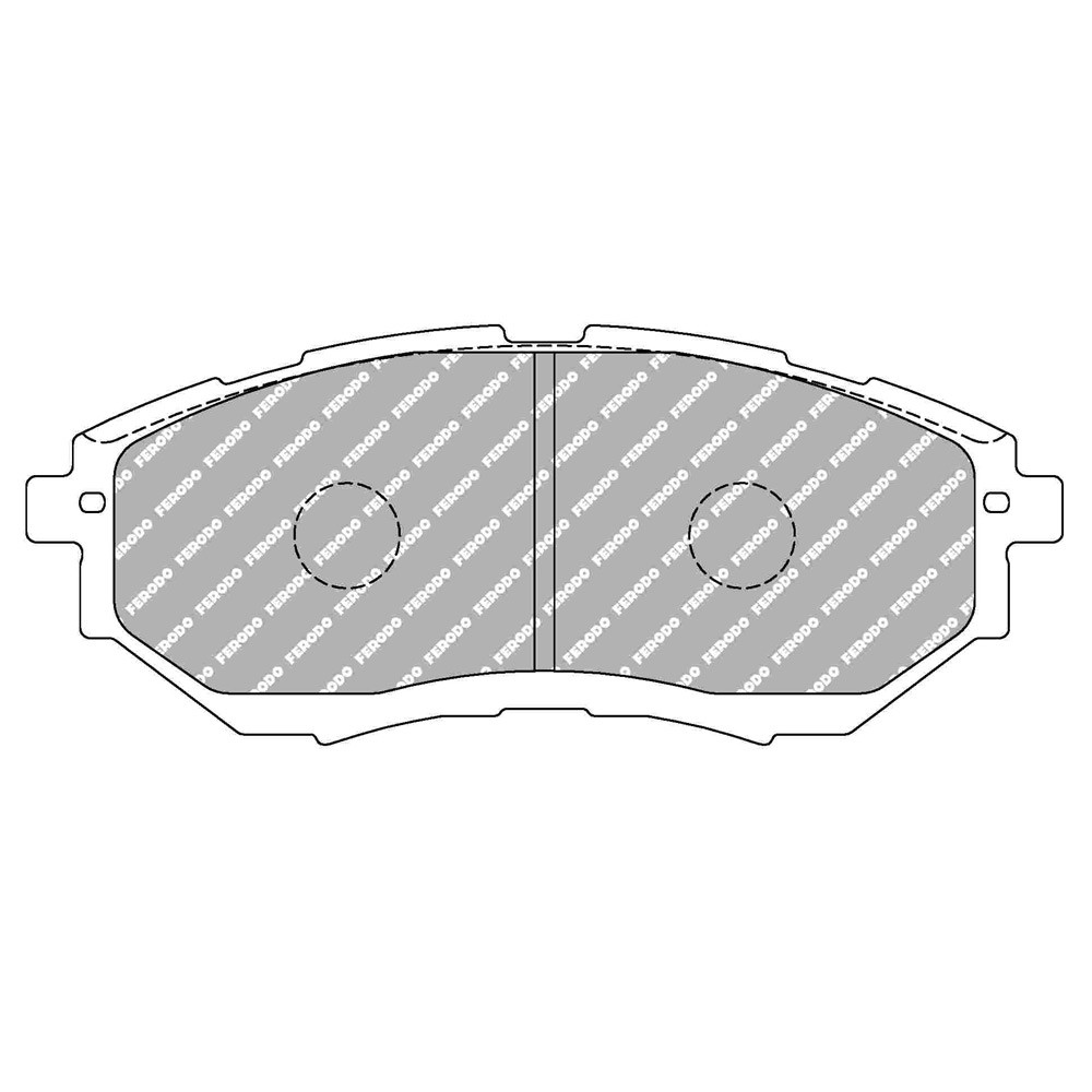 Ferodo DS Performance Bremsbeläge vorne für SUBARU Forester 2.0 XT 03.13 - AKEBONO Bremssattel - F-DSE1984P - FDSE1984 - 3661768790946
