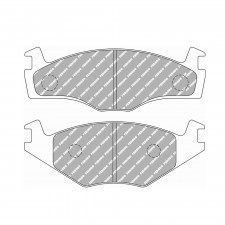 Plaquettes de frein Ferodo DS Performance avant pour ROVER 100 114 D 10.92 - 12.94 étrier KELGATE