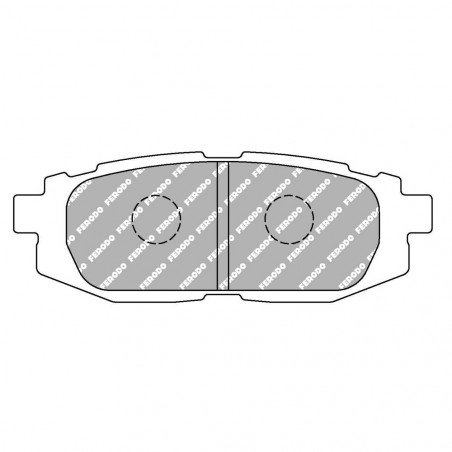 Plaquettes de frein Ferodo DS Performance arrière pour SCION FR-S Coupe 2.0 03.12 -  étrier NBK