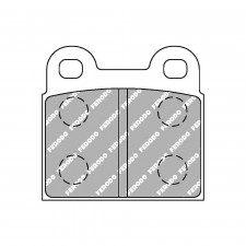 Bremsbeläge Ferodo DS Performance hinten für ALFA ROMEO 1750 1.7 GT 01.68 - 05.72 Bremssattel ATE
