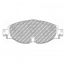 Plaquettes de frein Ferodo DS Performance avant pour AUDI A3 1.0 TFSI 07.16 -  étrier TRW