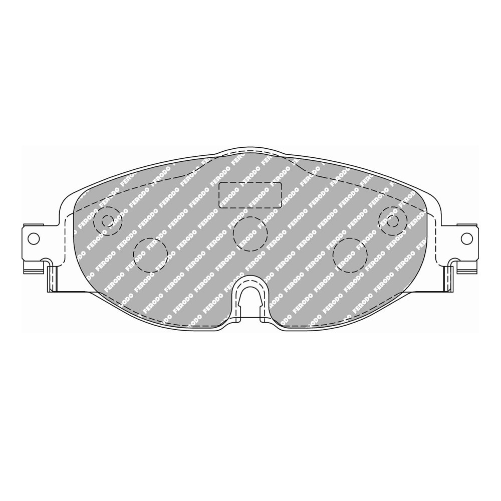 Ferodo DS Performance brake pads front for AUDI A3 1.0 TFSI 07.16 -  caliper TRW - F-DS4433P - FDS4433 - 3661768790328