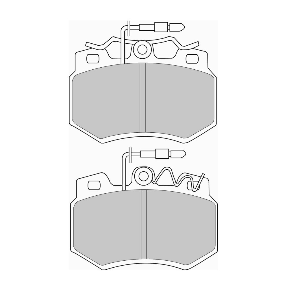 Plaquettes de frein Ferodo DS Performance avant pour CITROEN AX 1.4 GTi 06.91 - 12.96 étrier LUCAS/TRW - F-DS434P - FDS434 - 3661768790274